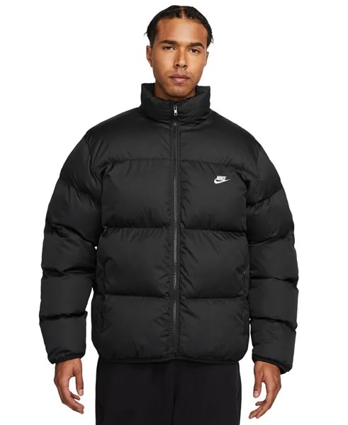 Мужская спортивная куртка-пуховик с водоотталкивающей пропиткой Club Nike, черный