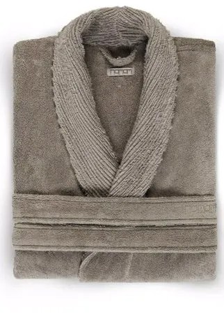 Махровый халат Hamam, GALATA OGRANIC Contrast, L/XL, 48-52, дымчатый