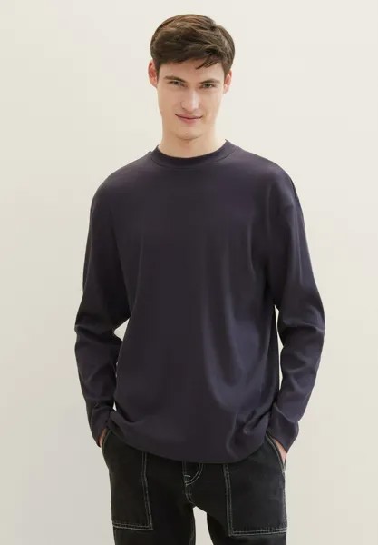 Рубашка с длинным рукавом TOM TAILOR DENIM, цвет coal grey