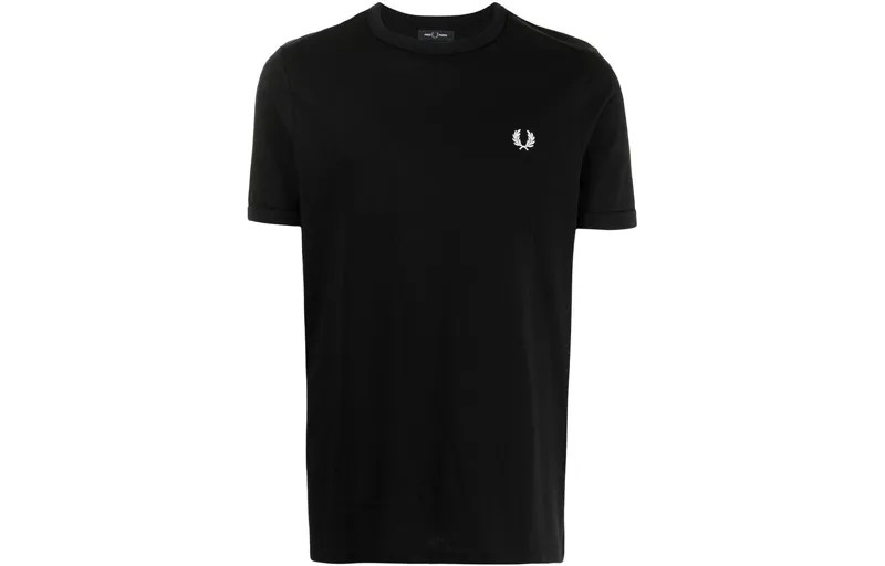 Футболка мужская черная Fred Perry, черный