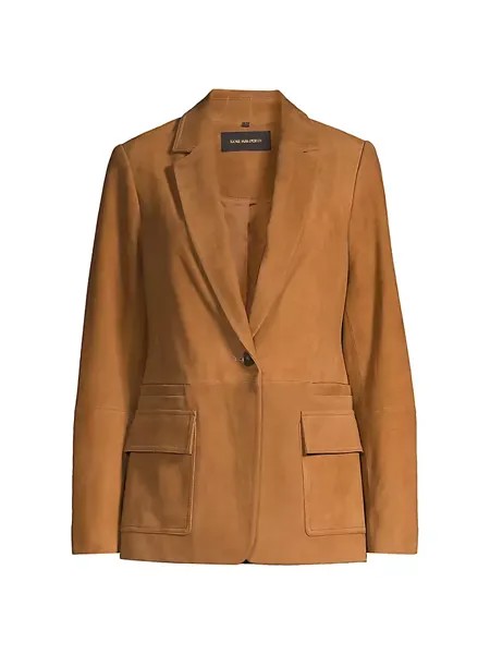 Замшевая куртка Brenna Kobi Halperin, цвет bronze