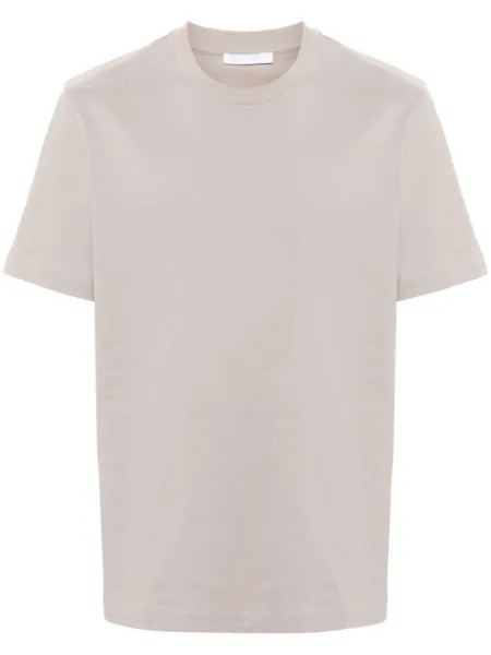 Футболка с логотипом Helmut Lang, бежевый