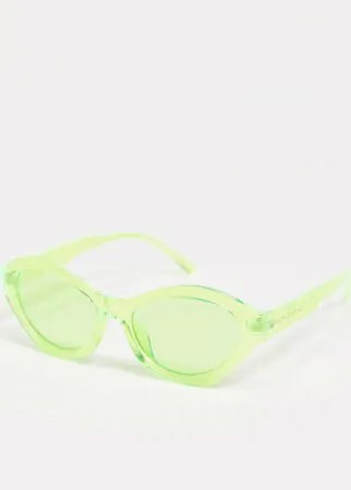 Ярко-зеленые солнцезащитные очки «кошачий глаз» South Beach-Зеленый цвет