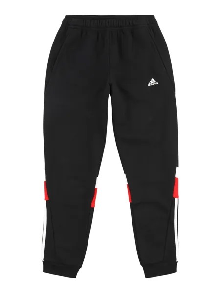Зауженные тренировочные брюки Adidas Tiberio, черный