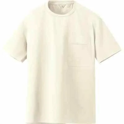 Бесшовная футболка Descente Clean Cut — мужская неотбеленного белого цвета, M