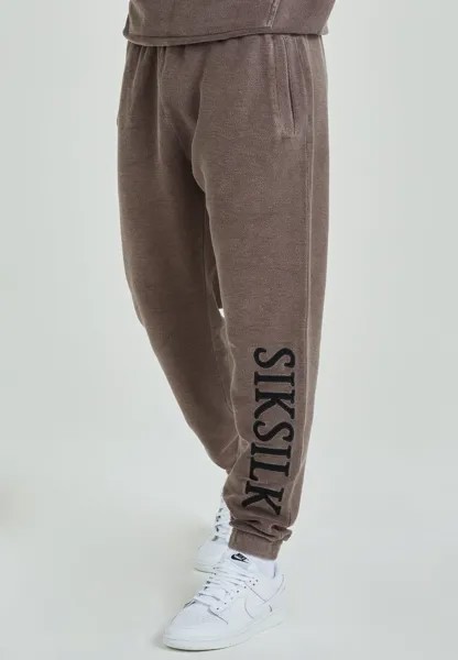 Тренировочные брюки SIKSILK, коричневый