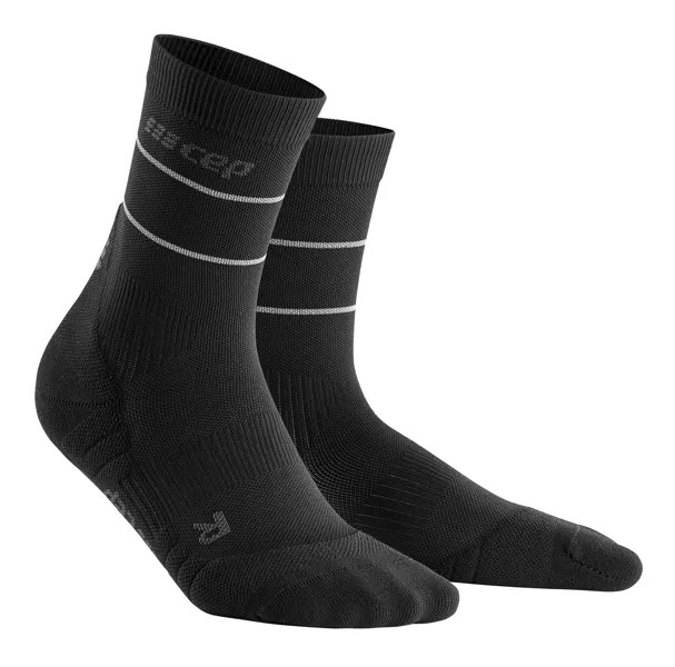 Носки унисекс CEP Reflective Crew Socks C103R черные 47-50