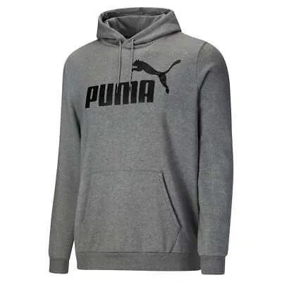 Puma Essentials Logo Pullover Hoodie Big Tall Mens Size 2XLT Повседневная верхняя одежда
