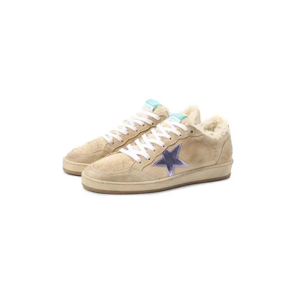 Замшевые кеды Ball Star Golden Goose Deluxe Brand