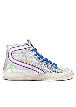 Высокие сникерсы slide - Golden Goose