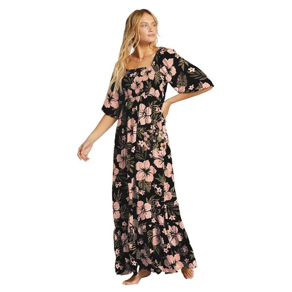 Платье Billabong Full Bloom Long Sleeve Long, Разноцветный
