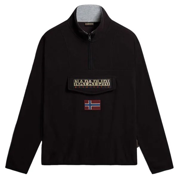 Толстовка Napapijri T-Burgee Half Zip, черный