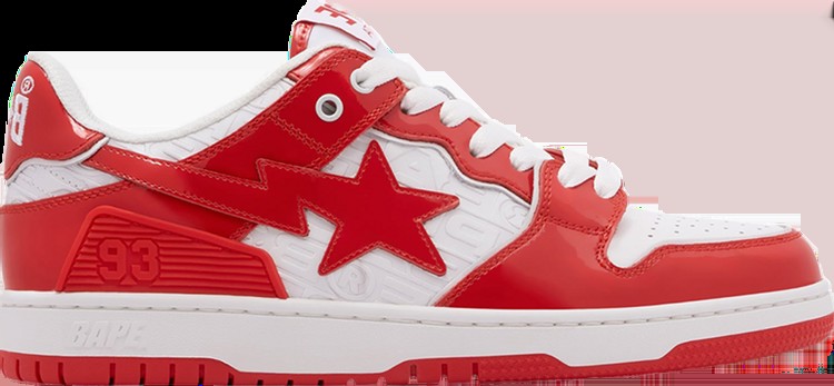 Кроссовки Wmns Sk8 Sta #5 'Luxury Sport Monogram - Red', красный