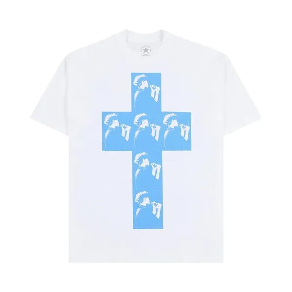 Футболка Pleasures Cross T-Shirt, белый
