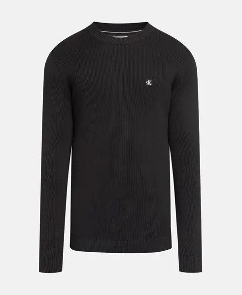 Джемпер с длинными рукавами Calvin Klein Jeans, черный