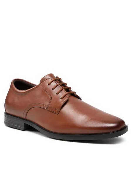 Полуботинки Clarks, коричневый