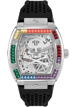 Fashion наручные  мужские часы Philipp Plein PWBAA1423. Коллекция The Skeleton