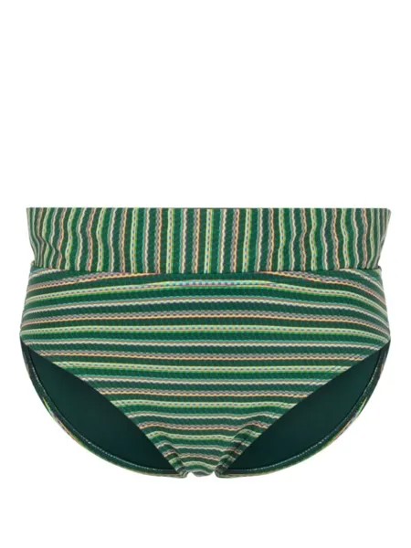 Marlies Dekkers плавки бикини Holi Vintage в полоску, зеленый