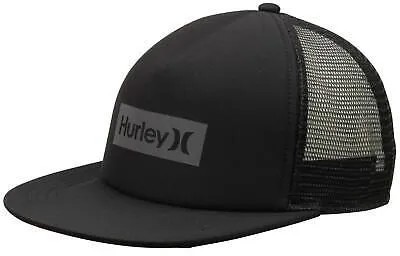 Кепка Hurley One and Only Square Trucker, черная, новинка