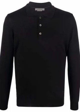 Corneliani рубашка поло с длинными рукавами
