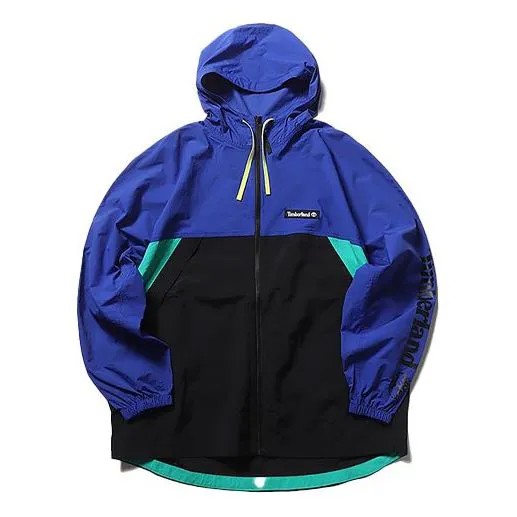 Куртка Men's Timberland Splicing hooded Zipper Jacket Blue, синий