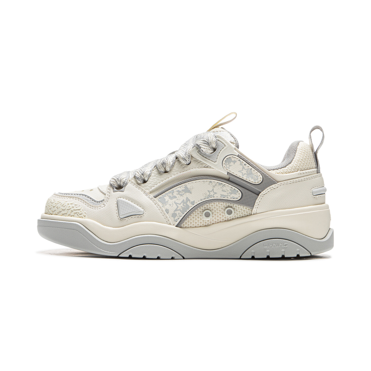 Кроссовки LINING Jingcheng 2.0 V2 Skateboarding Shoes Women's Low-top Off White, цвет Off White