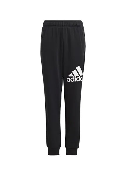Длинные эластичные однотонные спортивные штаны для мальчиков Black H47140 U BL PANT adidas, черный