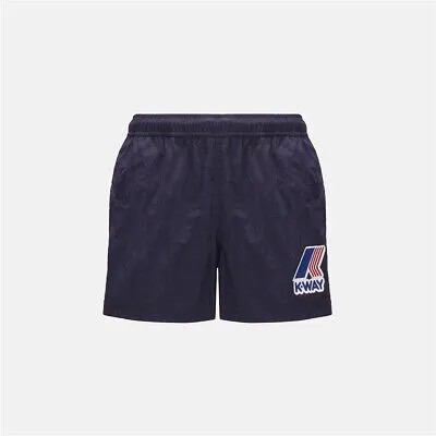 Мужской костюм K-WAY K1121YW Hazel Macro Logo Shorts Boxer Shorts Sea Kway Blue E20