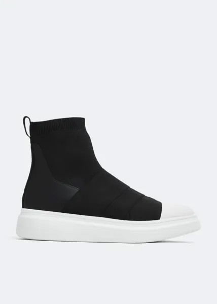 Кроссовки FESSURA Edge Ankle high-top sneakers, черный