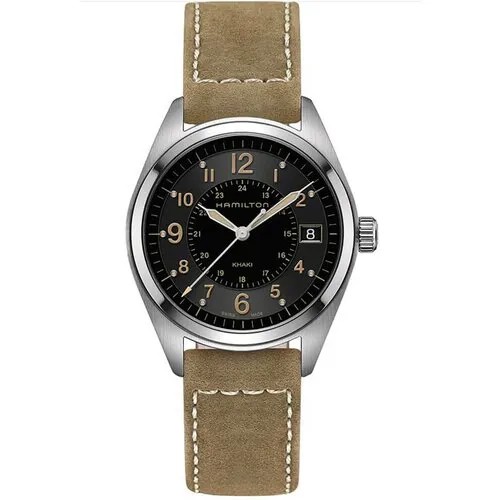 Наручные часы Hamilton Khaki Field, серебряный, черный