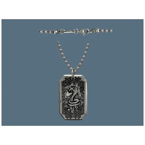 Колье Ed Hardy, сталь, фианит, длина 60 см.
