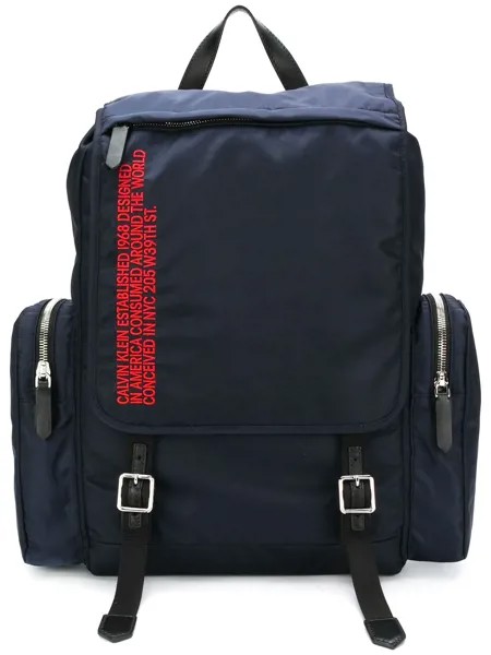 Calvin Klein 205W39nyc logo cargo backpack