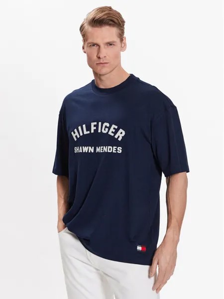 Футболка свободного кроя Tommy Hilfiger, синий
