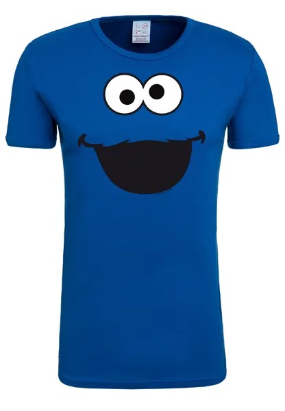 Футболка Logoshirt Krümmelmonster, синий