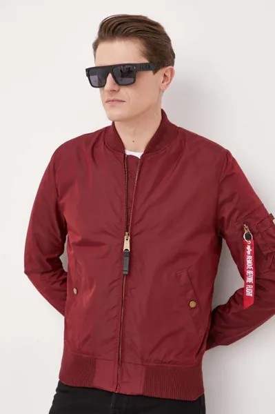 Куртка бомбер Alpha Industries, гранат