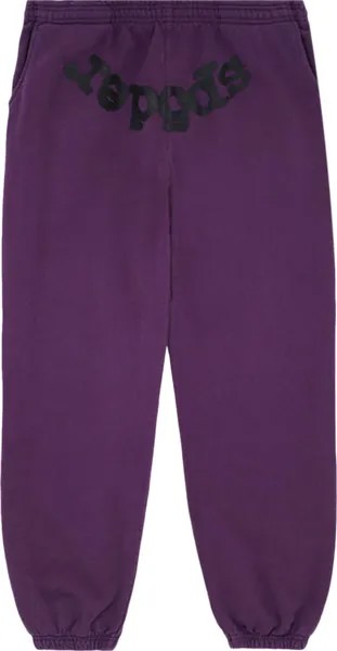 Спортивные брюки Sp5der Classic Sweatpant 'Grape', фиолетовый
