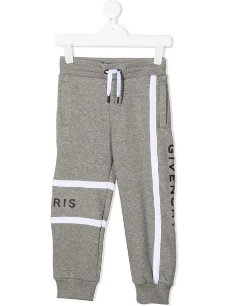 Givenchy Kids спортивные брюки со вставками
