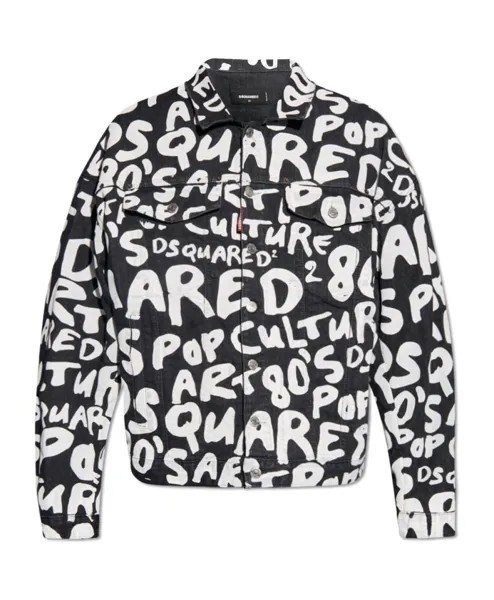 Джинсовая куртка Dsquared2, черный