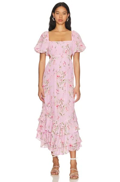 Платье миди Yumi Kim Dorinda, цвет Heartwood Pink