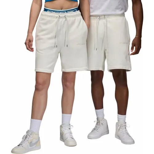 Шорты спортивные NIKE Air Jordan Wordmark Fleece Shorts, размер S, бежевый