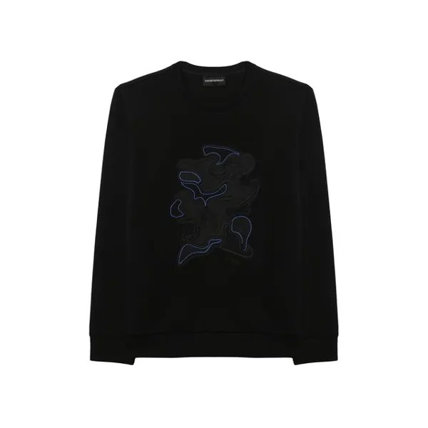 Хлопковый свитшот Emporio Armani
