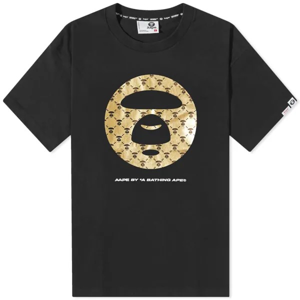 Футболка AAPE Dope Moon Face, черный