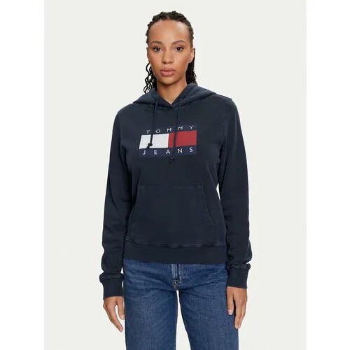 Худи Tommy Jeans, размер XL, , темно-синий