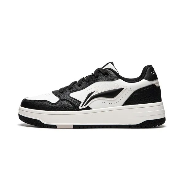 Кроссовки LINING Tianji Soft Skateboarding Shoes Women's Low-top White/black, черный