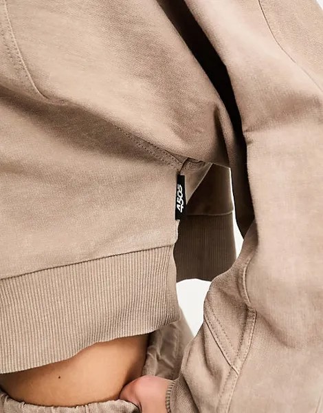 Стираный свитшот ASOS 4505 со швом