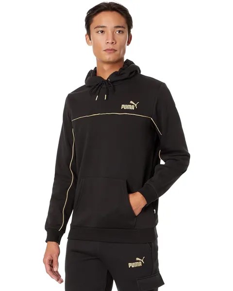 Худи PUMA Essentials+ Minimal Gold Pullover, цвет Puma Black