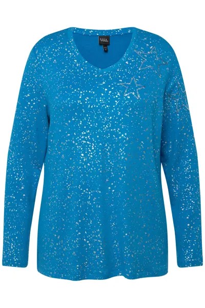 Толстовка Ulla Popken, цвет ozeanblau