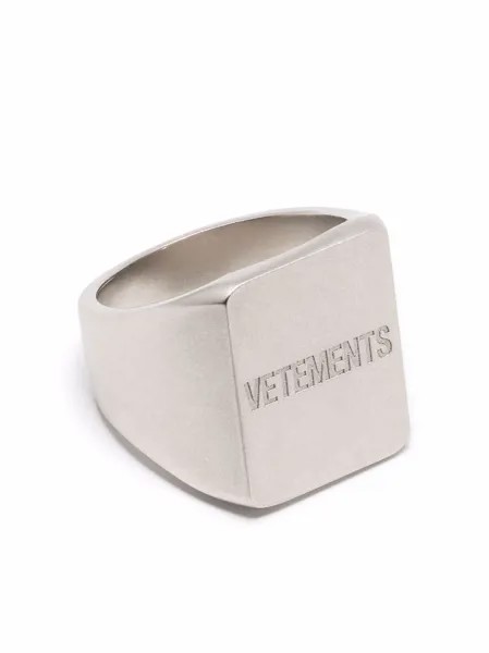 VETEMENTS кольцо с логотипом