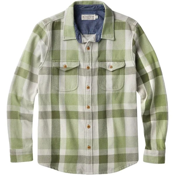 Одеяло рубашка Outerknown, цвет fen sage sands plaid