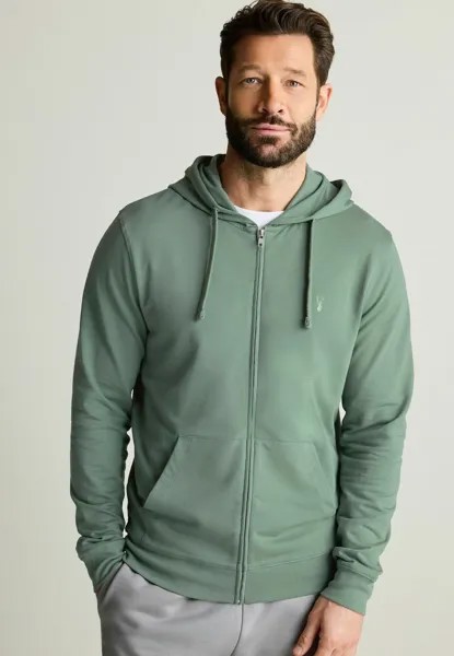 Толстовка THROUGH Next, цвет mottled dark green